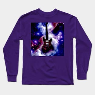 Space Guitar Long Sleeve T-Shirt